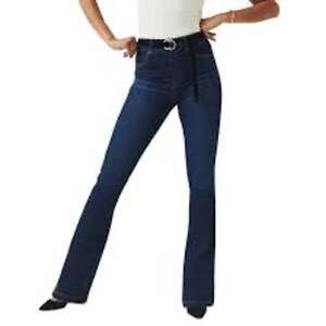 SPANX Flare Jeans Pull On Stretch 32.5” Inseam Womens XL EUC 20327R